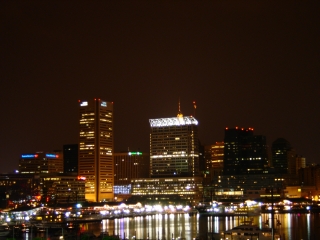 Baltimore Skyline, from Federal Hill, June 2005
